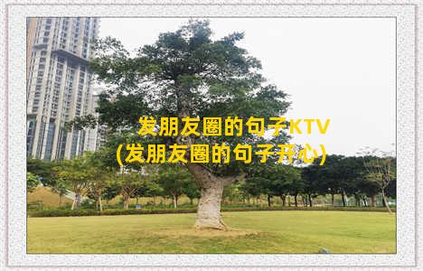 发朋友圈的句子KTV(发朋友圈的句子开心)